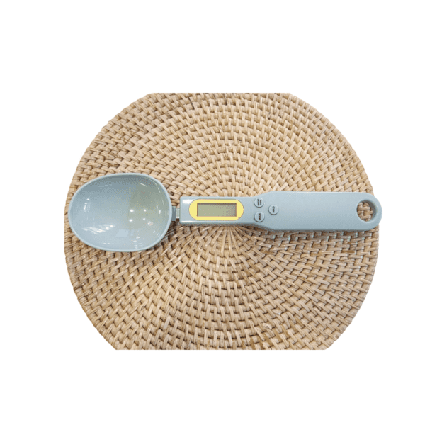 Bascula para medir comida para perros color gris Cuchara Dosificadora Digital para Alimento