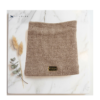 Bufanda Cuello tejido liso beige