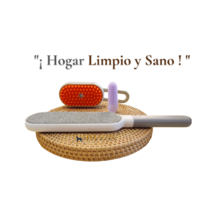 Combo cepillo vaporizador, rodillo quita pelos Reutilizable y Cepillo limpia dientes para perros Combo Hogar Limpio y Sano