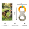 Juguete de 2 aros Resistente para perro descripción del producto Juguete para Perro de 2 Aros