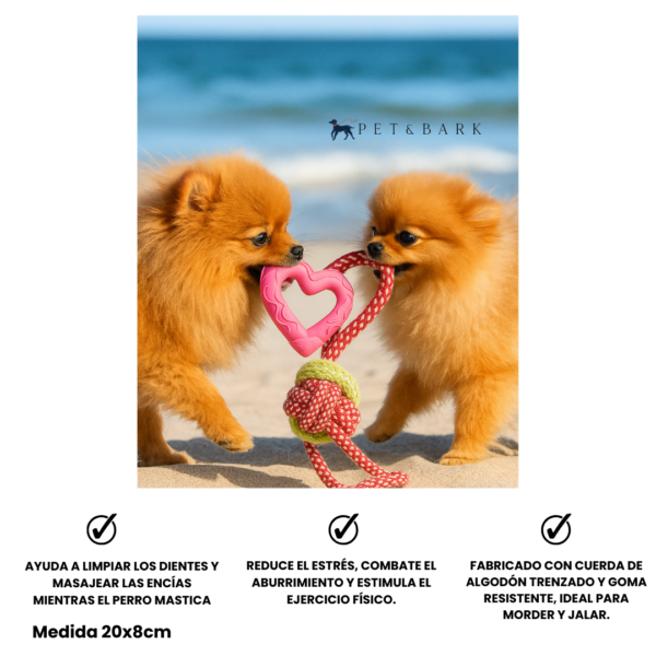 Juguete de Cuerda con Corazón