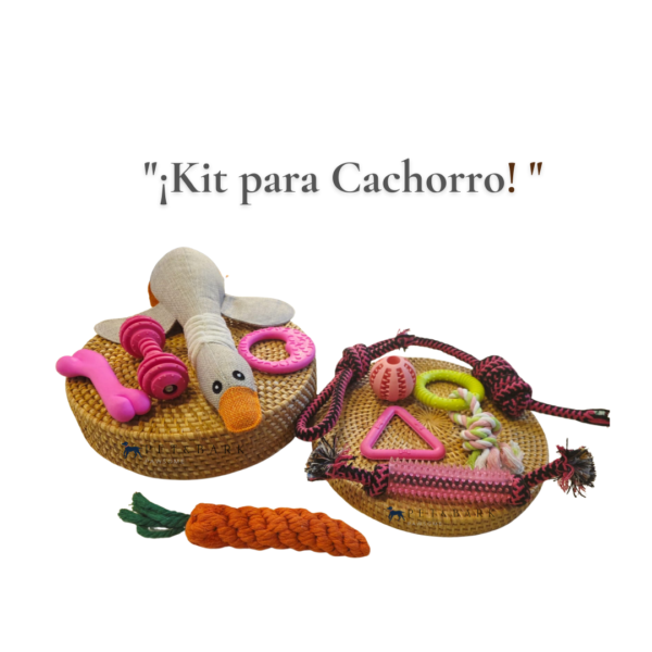 combo de 10 juguetes para perro color rosa Combo Kit para Cachorro