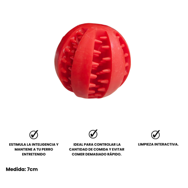pelota guarda croquetas grande para perros color rojo descripción del producto Combo Día de Parque